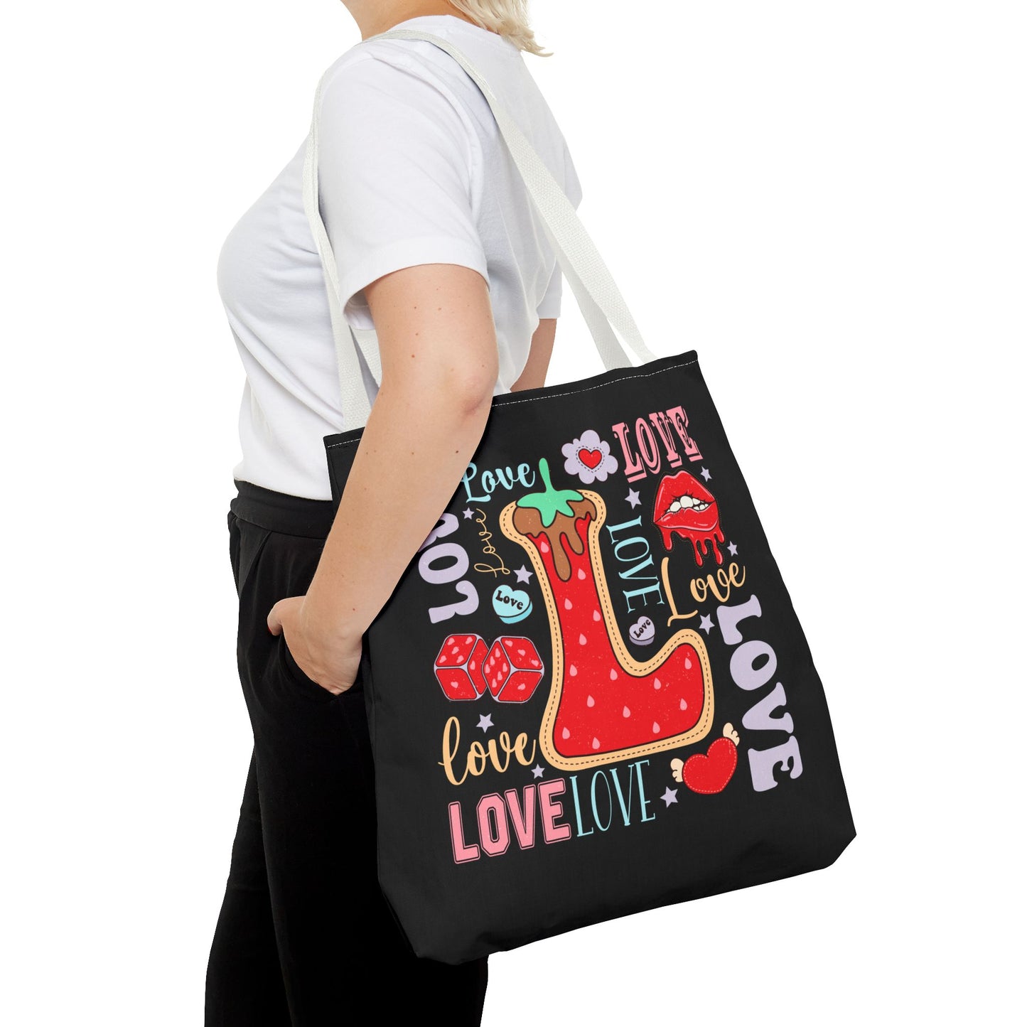 Valentine's - Tote Bag (AOP) - Love Design