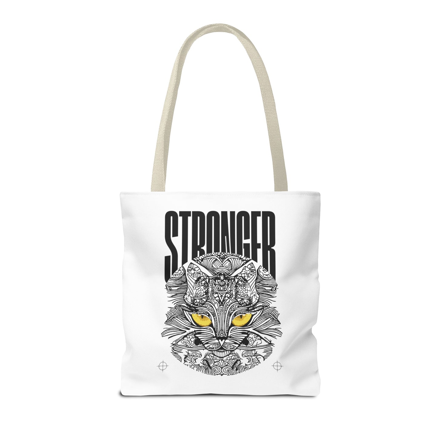 Tote Bag (AOP) - Stronger - White