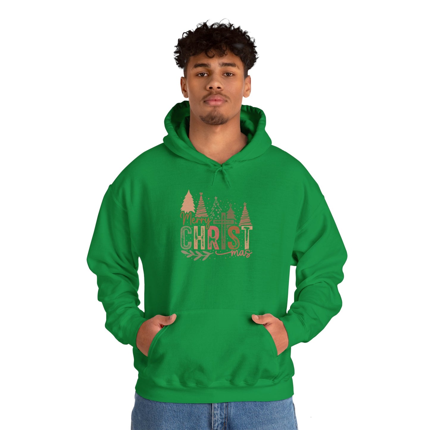 Christmas - Unisex Heavy Blend™ Hooded Sweatshirt - merry Christ mas