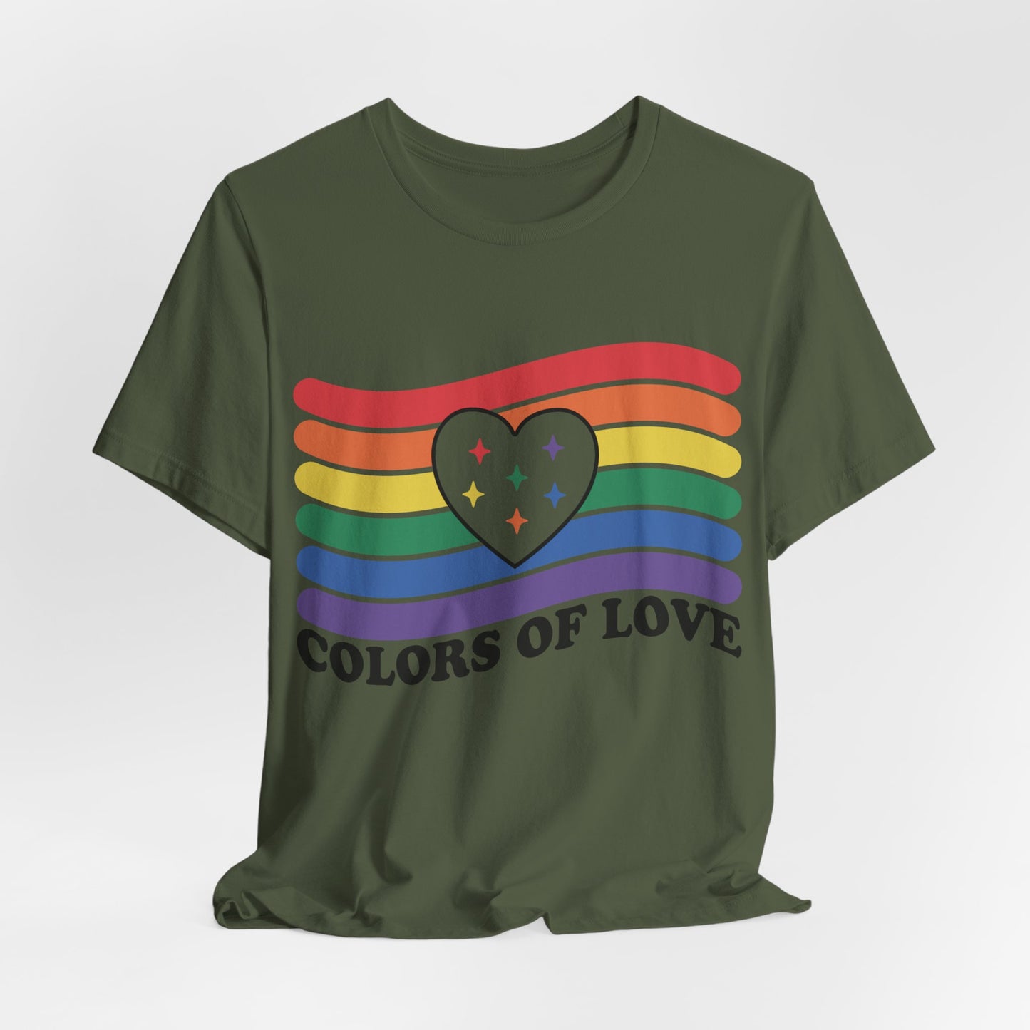 Valentines - Unisex Jersey Short Sleeve Tee - Colors Of Love