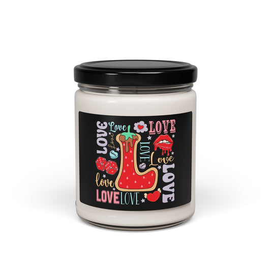 Valentine's - Scented Soy Candle, 9oz - Love Design