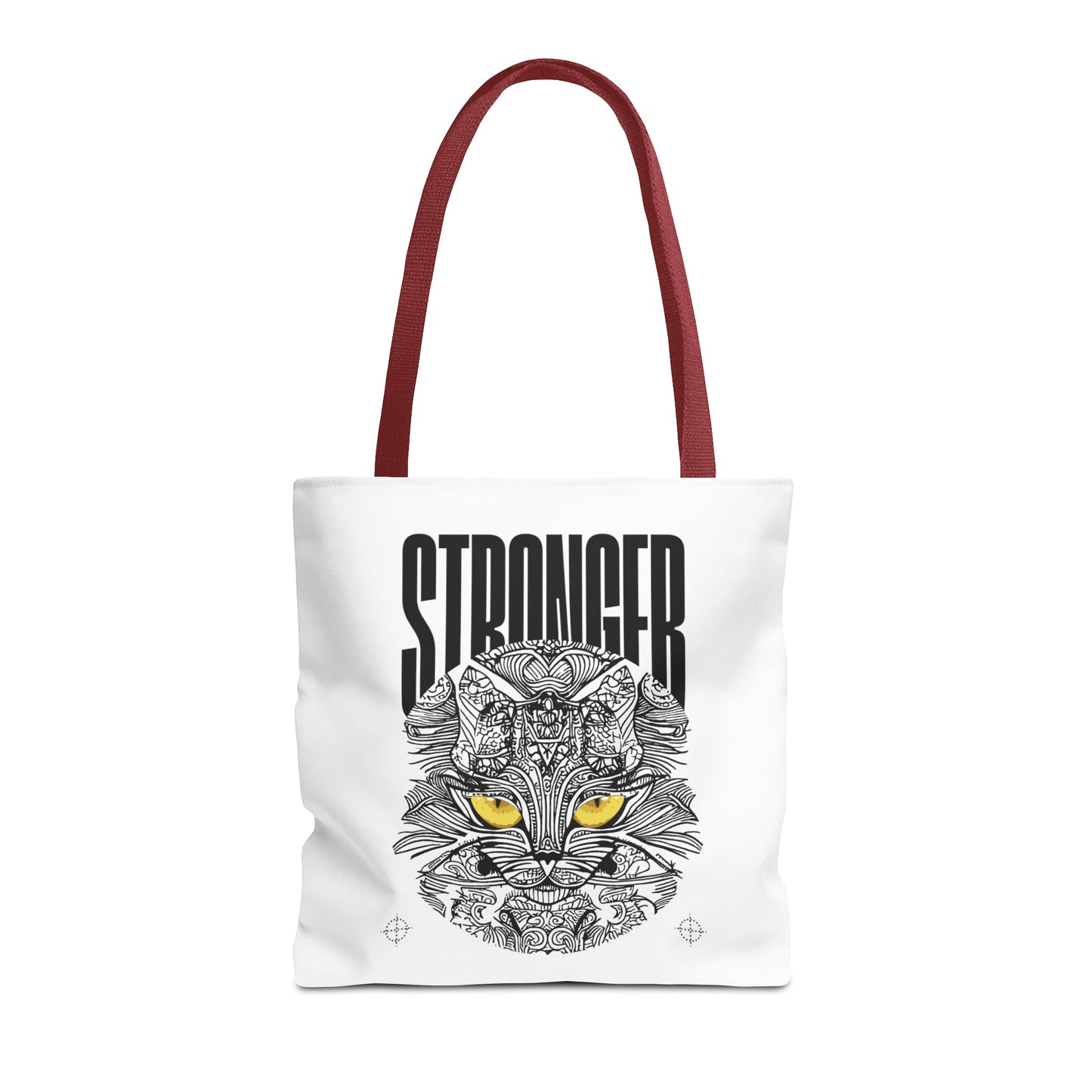 Tote Bag (AOP) - Stronger - White