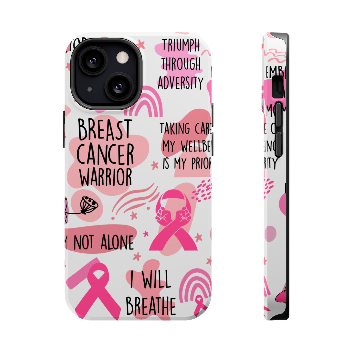 Magnetic Tough Cases - Breast Cancer Warrior