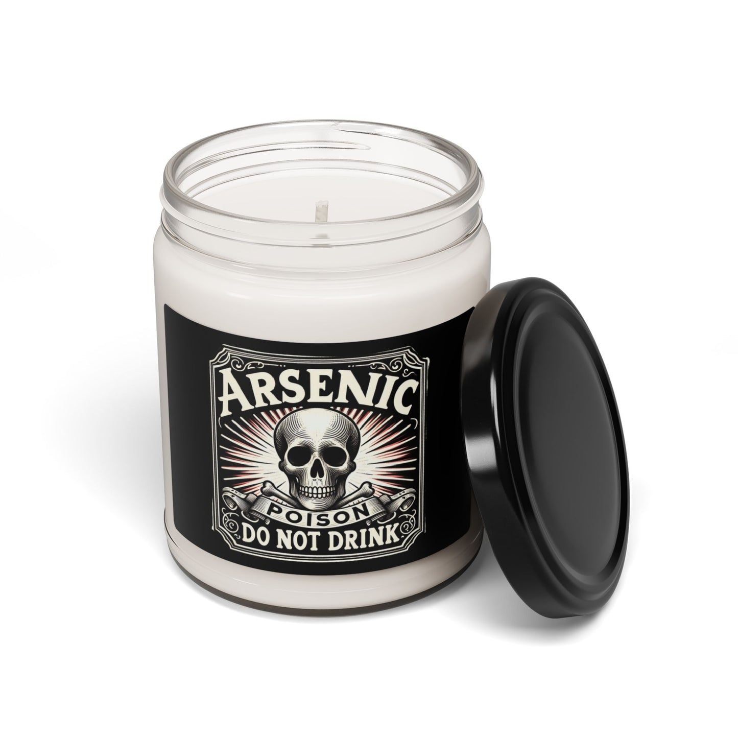 Halloween - Scented Soy Candle, 9oz - Arsenic Poison Do Not Drink