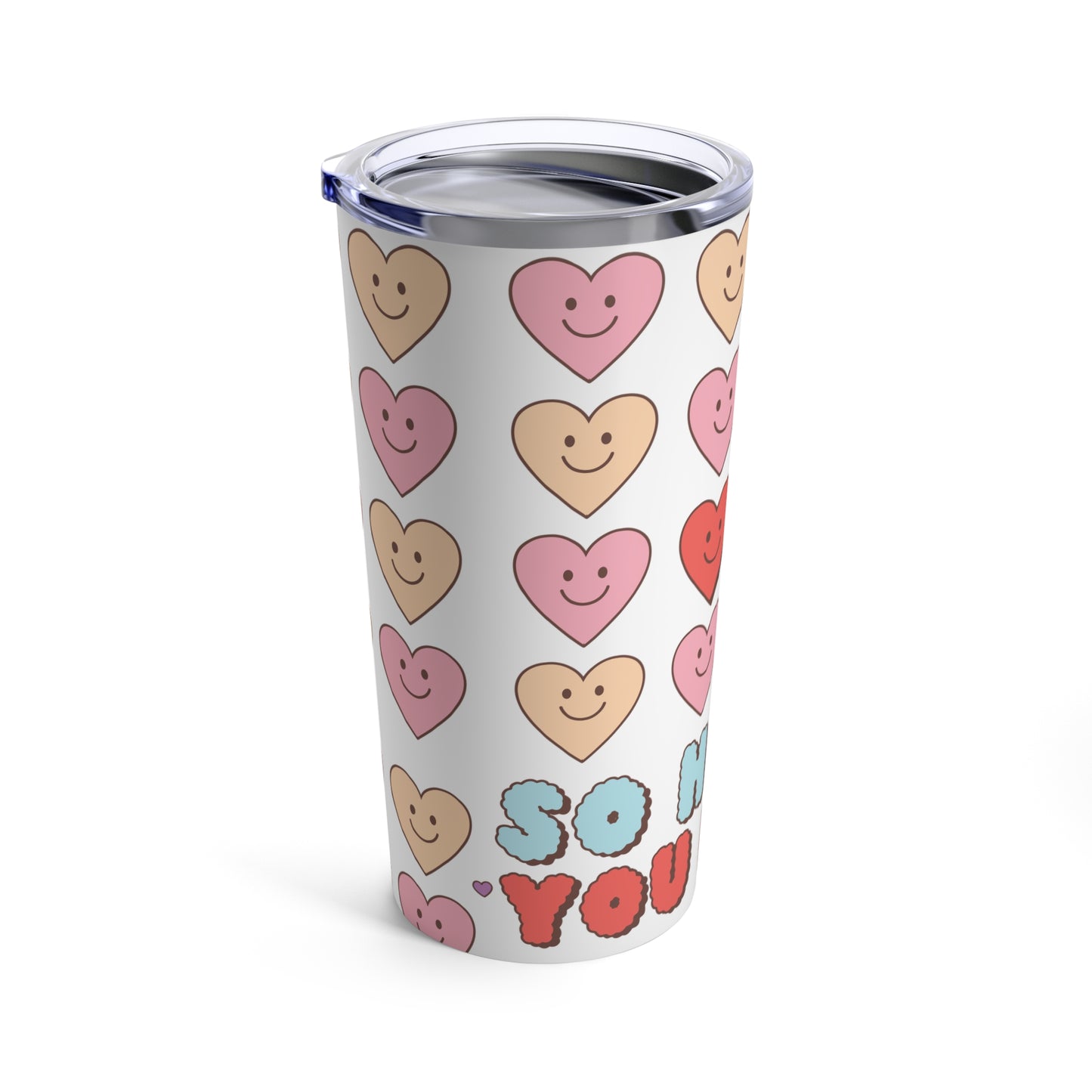 Valentine's  - Stainless Steel Tumbler 20oz - So Happy You Exist