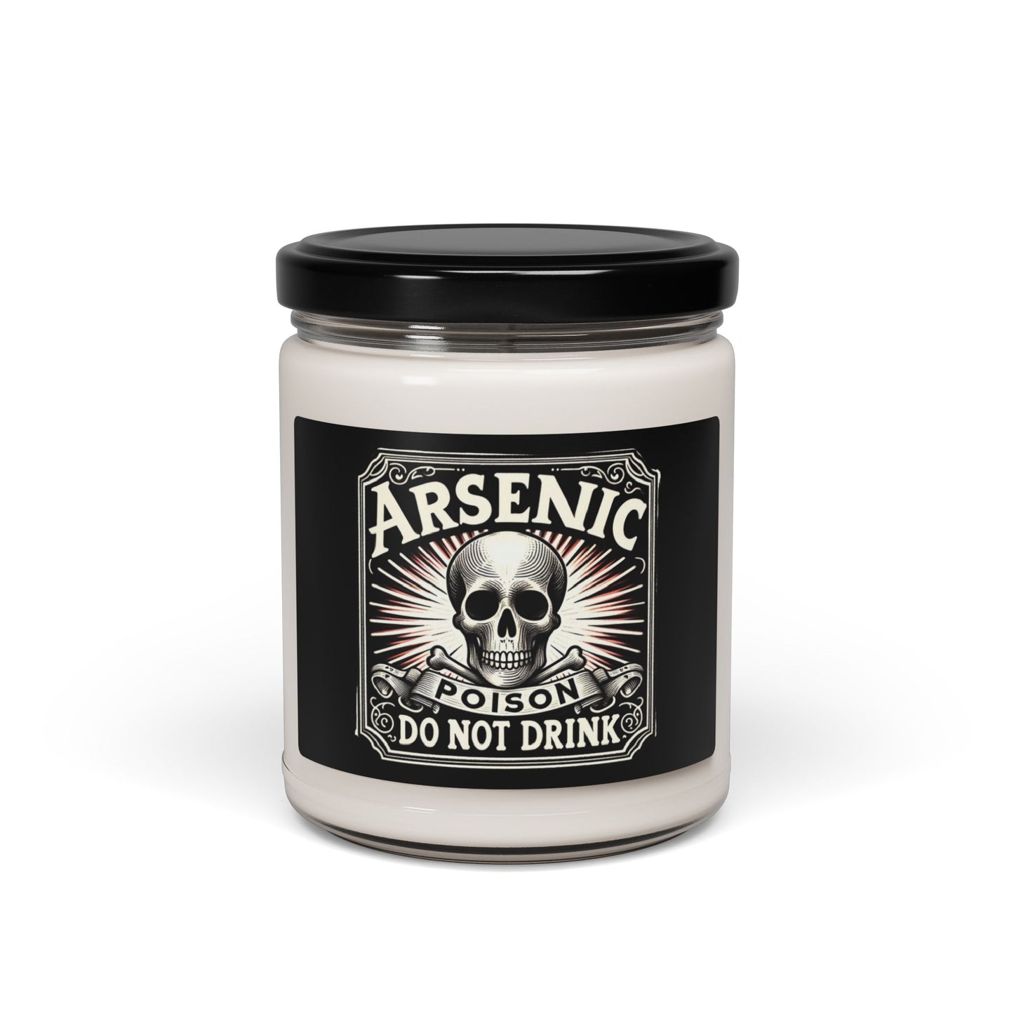 Halloween - Scented Soy Candle, 9oz - Arsenic Poison Do Not Drink