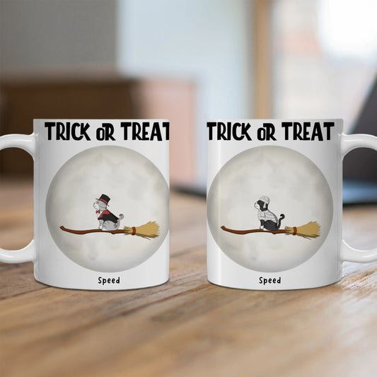 Customized Ceramic Mug, (11oz, 15oz) - Trick Or Treat