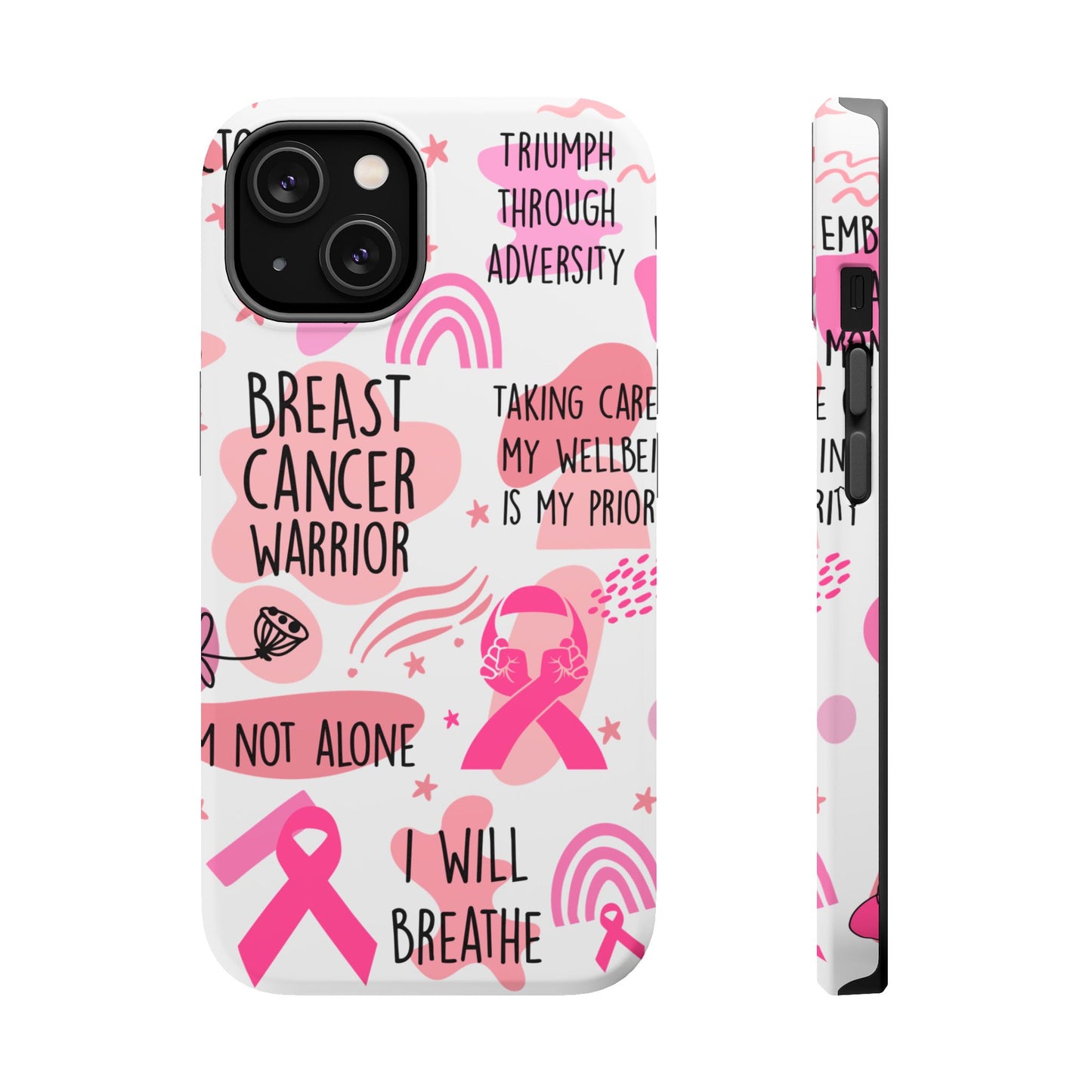 Magnetic Tough Cases - Breast Cancer Warrior