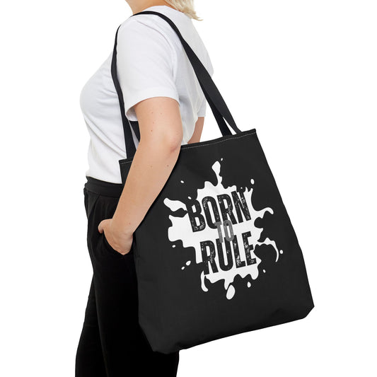 Tote Bag (AOP) - Born To Rule - Black