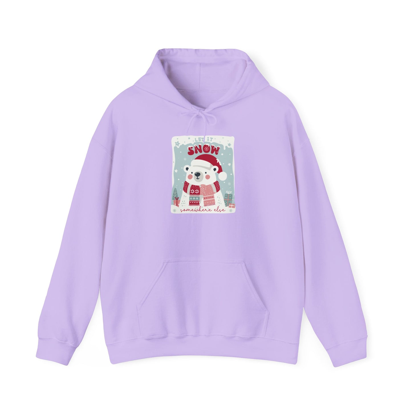 Christmas - Unisex Heavy Blend™ Hooded Sweatshirt - Let It Snow