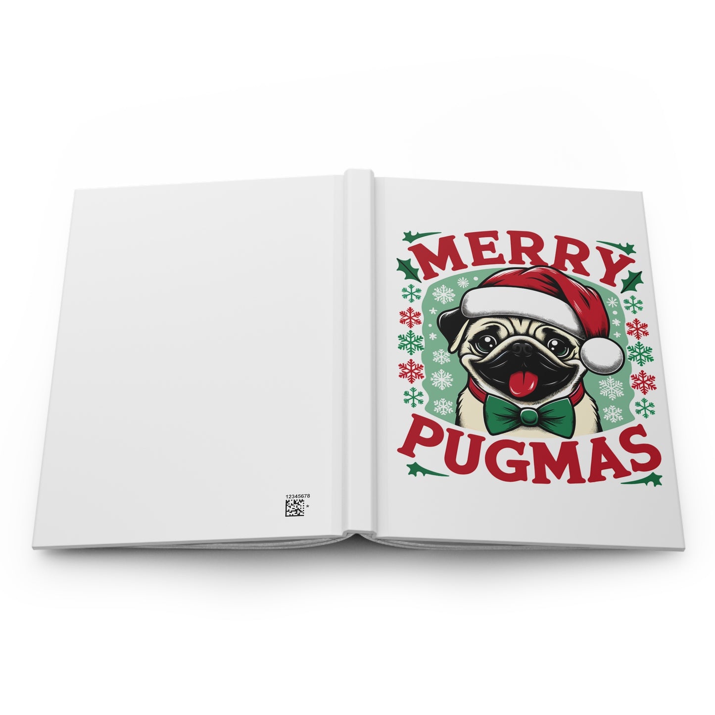 Christmas - Hardcover Journal Matte - Merry Pugmas