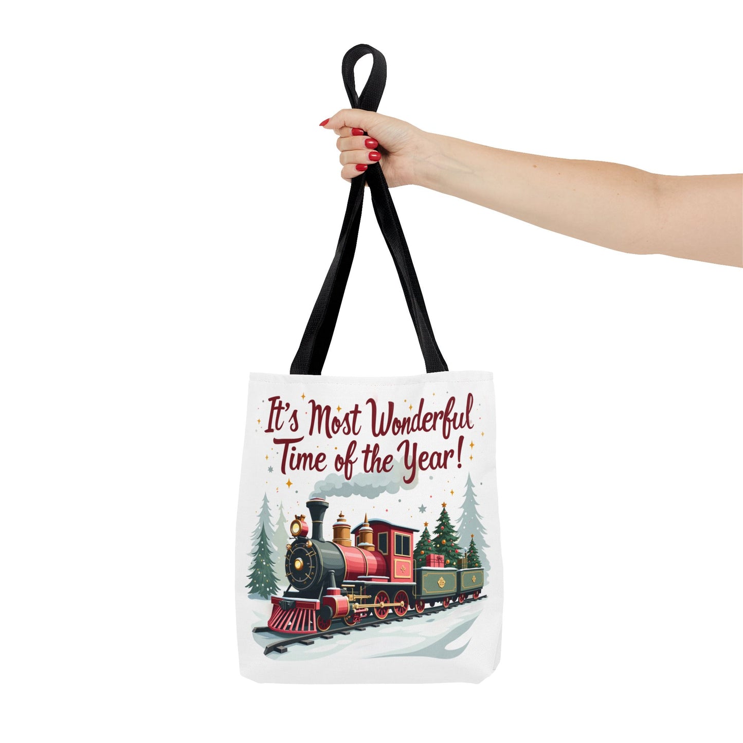 Christmas - Tote Bag (AOP) - It's Most Wonderful Time Of The Year