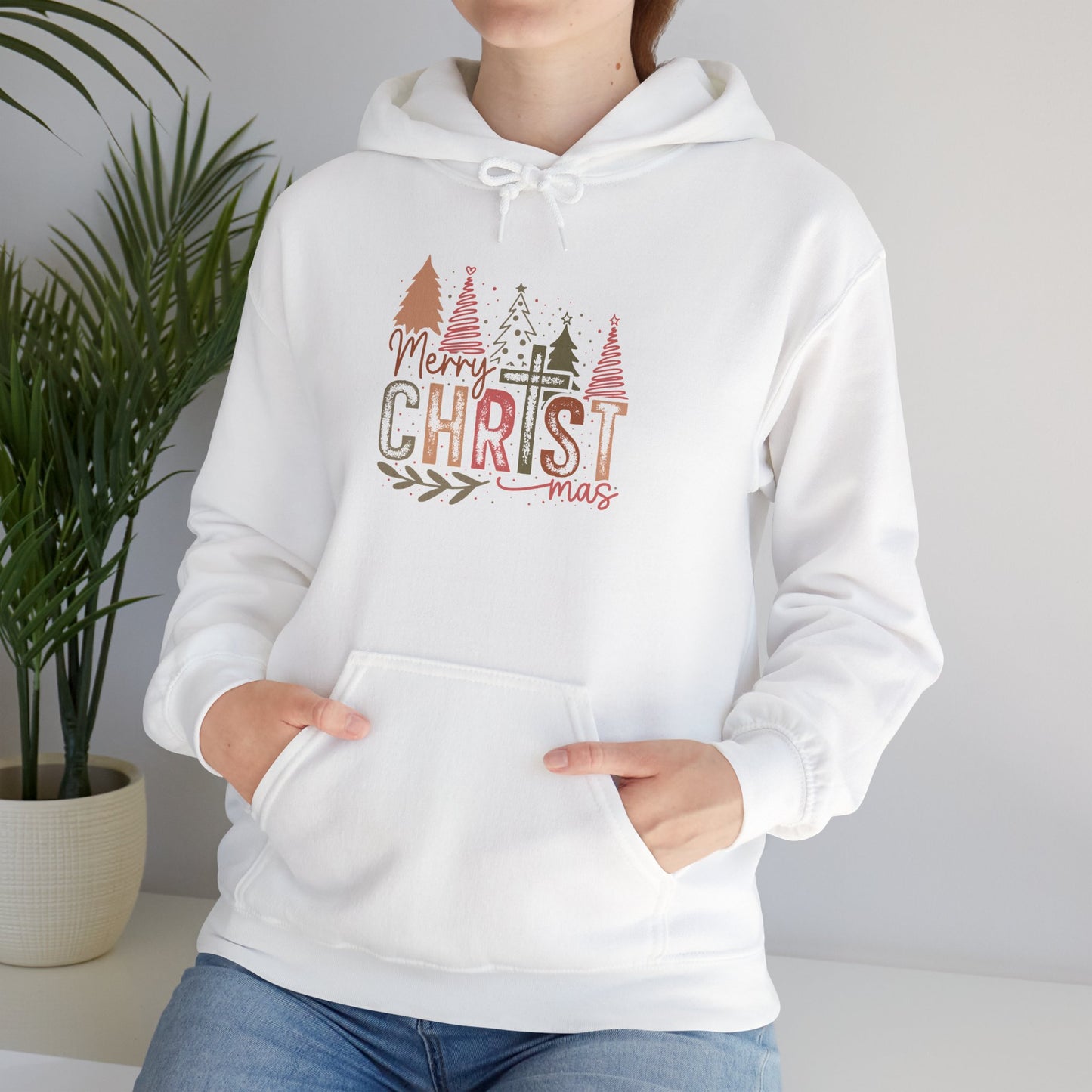 Christmas - Unisex Heavy Blend™ Hooded Sweatshirt - merry Christ mas