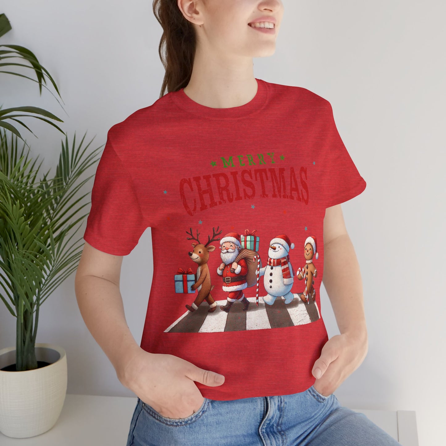 Christmas - Unisex Jersey Short Sleeve Tee - Santa Team