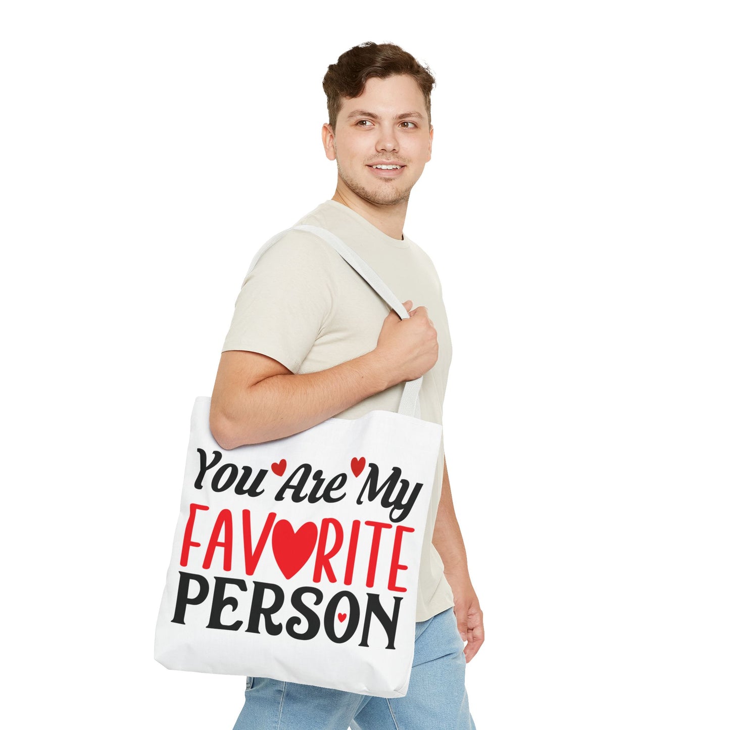 Valentine's - Tote Bag (AOP) - You Are My Favorite Person