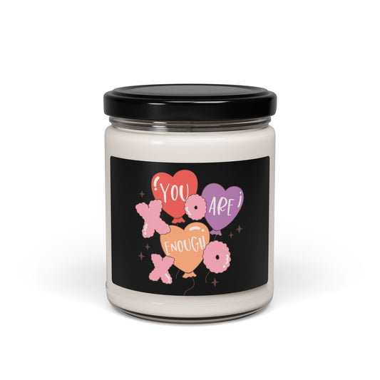 Valentine's - Scented Soy Candle, 9oz - You Are Enough