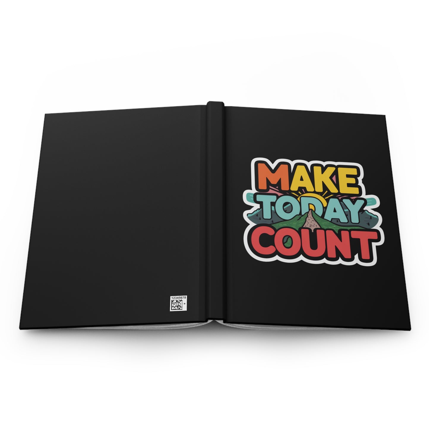 Hardcover Journal Matte - Make Today Count - Black