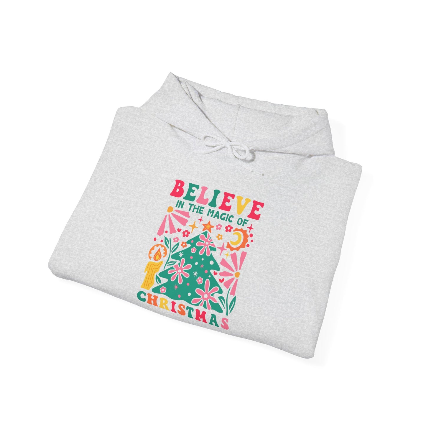 Christmas - Unisex Heavy Blend™ Hooded Sweatshirt - Believe In The Magic Of Christmas