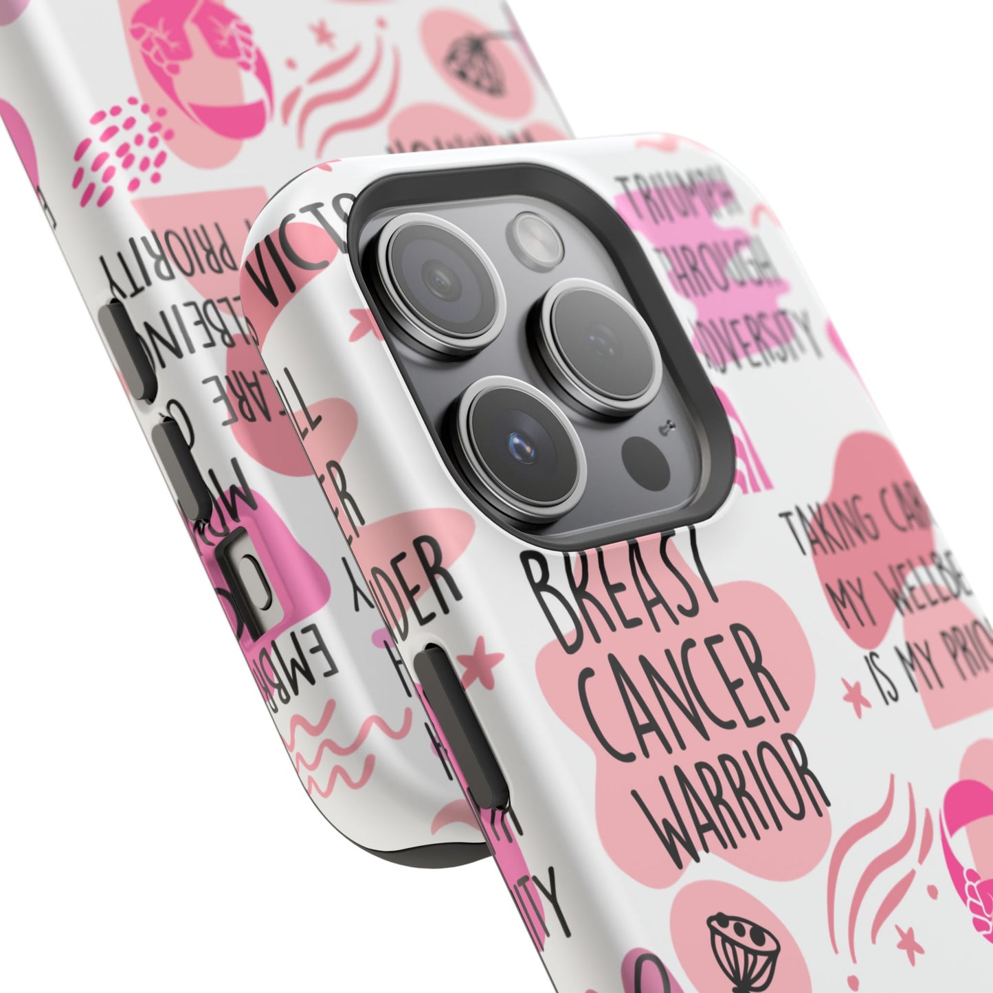 Magnetic Tough Cases - Breast Cancer Warrior