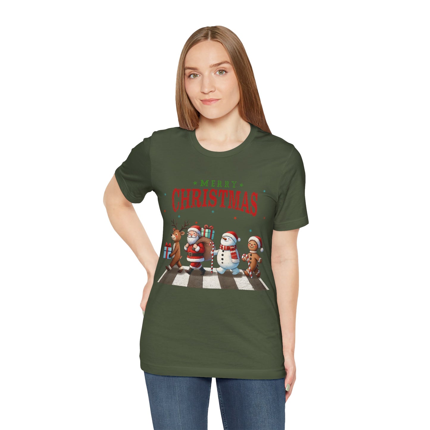 Christmas - Unisex Jersey Short Sleeve Tee - Santa Team