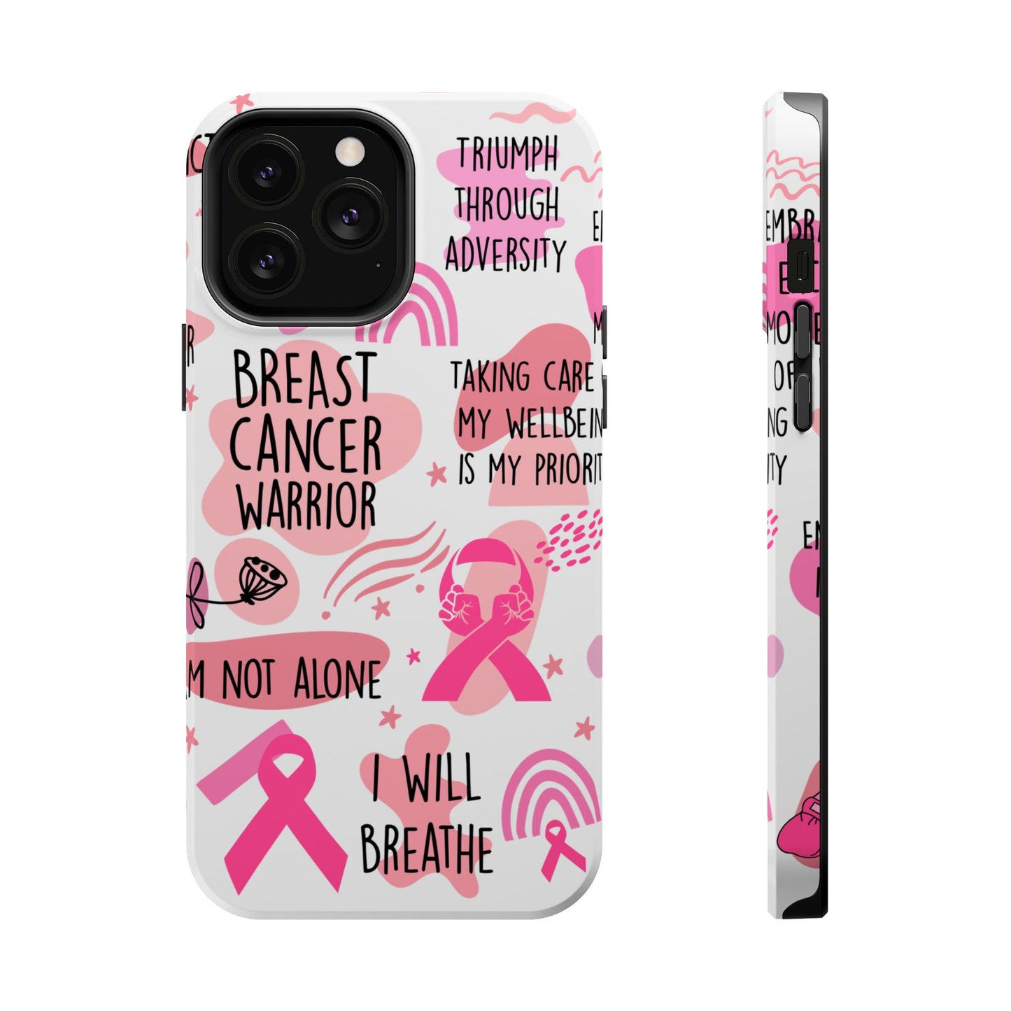 Magnetic Tough Cases - Breast Cancer Warrior