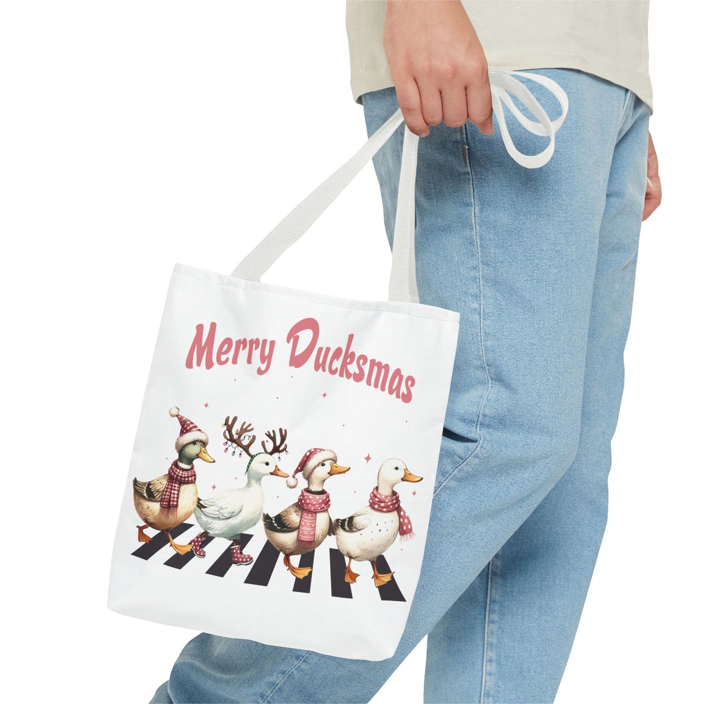 Christmas - Tote Bag (AOP) - Merry Ducksmas