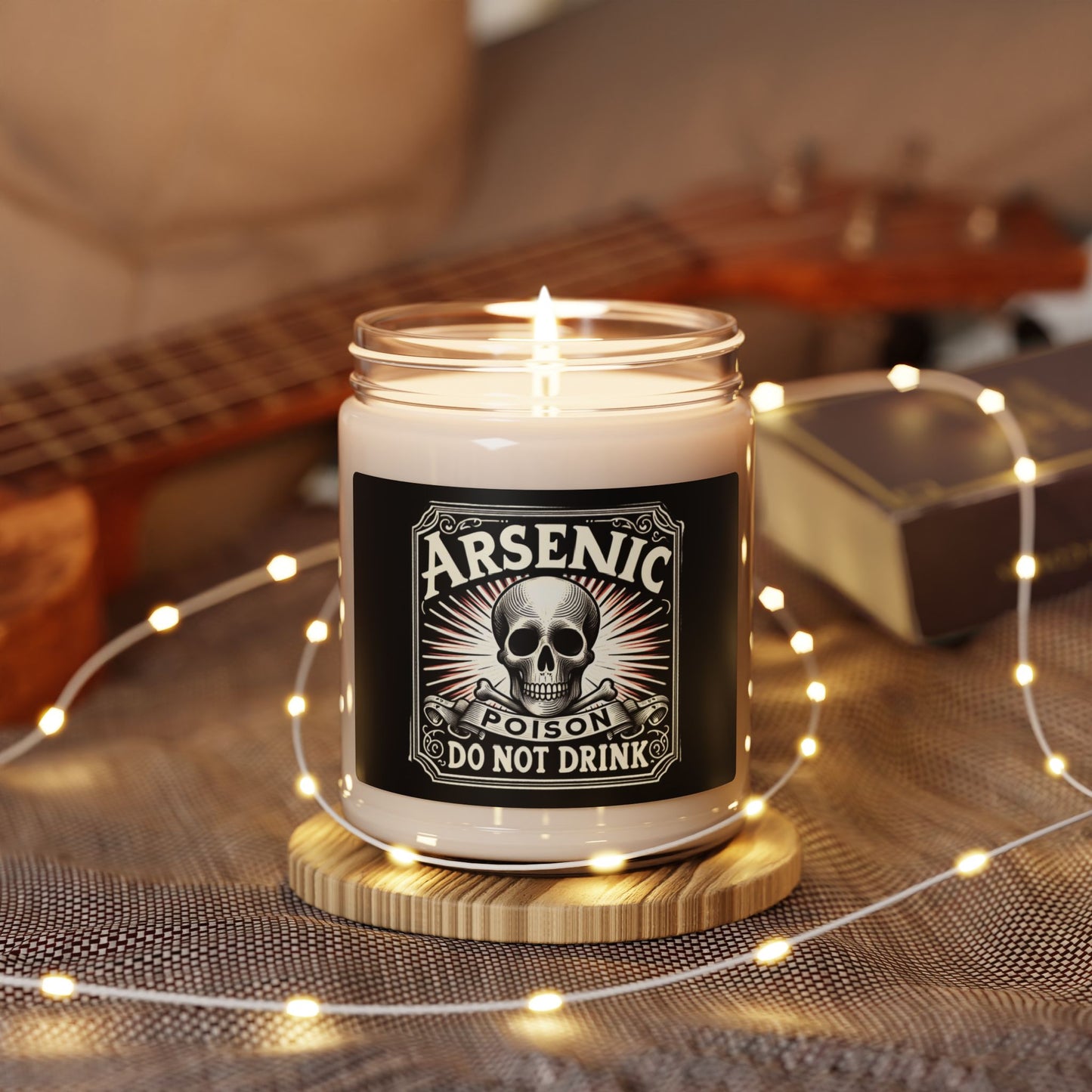 Halloween - Scented Soy Candle, 9oz - Arsenic Poison Do Not Drink