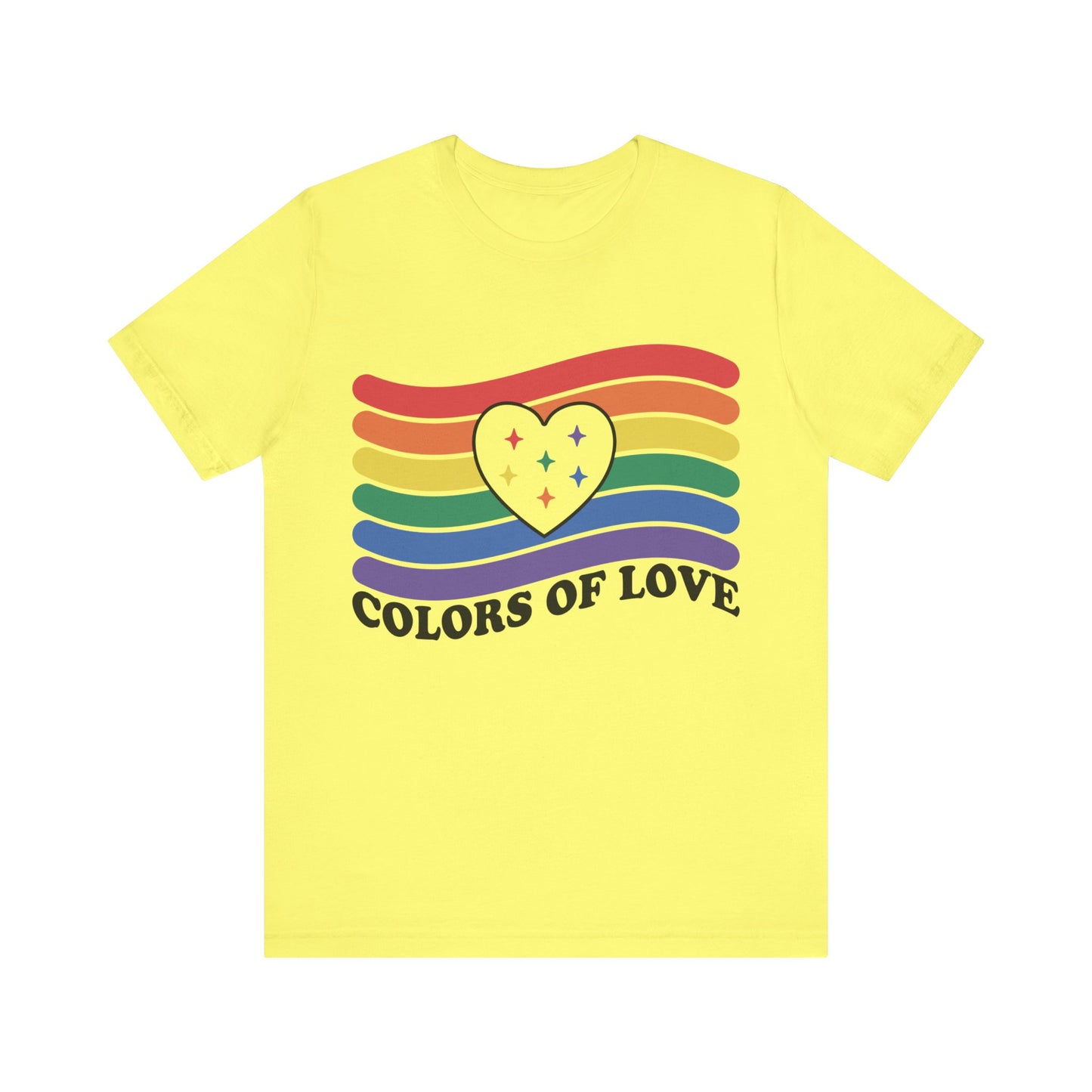 Valentines - Unisex Jersey Short Sleeve Tee - Colors Of Love