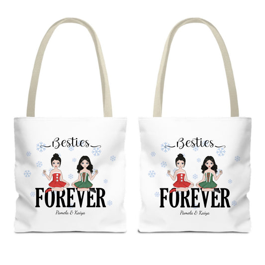 Customized Tote Bag (AOP) - Besties Forever