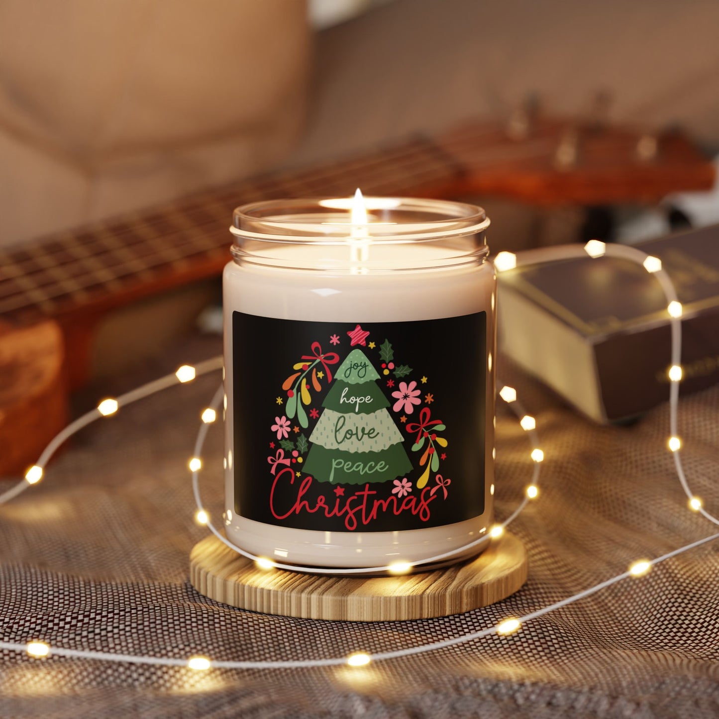 Christmas - Scented Soy Candle, 9oz - Christmas Tree