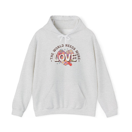 Valentine's - Unisex Heavy Blend™ Hooded Sweatshirt - The World Needs More Love