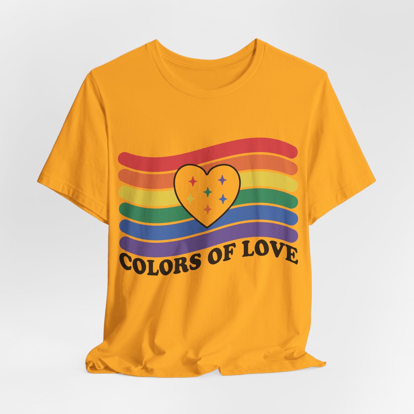 Valentines - Unisex Jersey Short Sleeve Tee - Colors Of Love