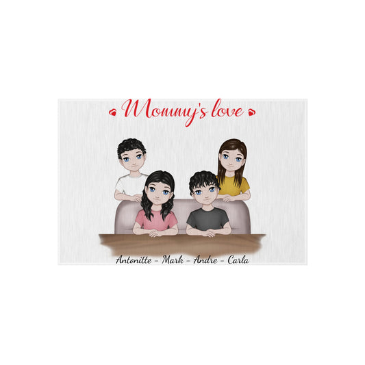 Customized Outdoor Rug - Mommy's Love