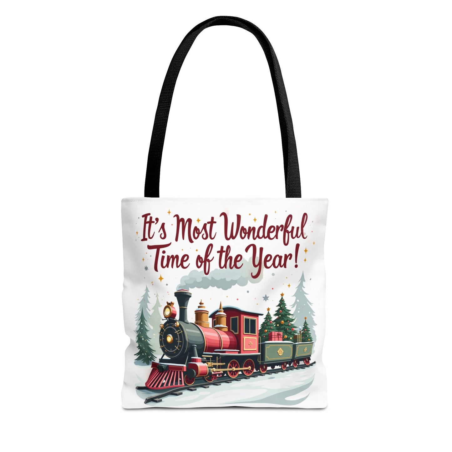 Christmas - Tote Bag (AOP) - It's Most Wonderful Time Of The Year