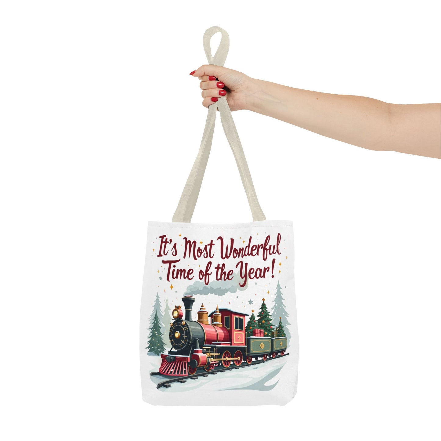 Christmas - Tote Bag (AOP) - It's Most Wonderful Time Of The Year