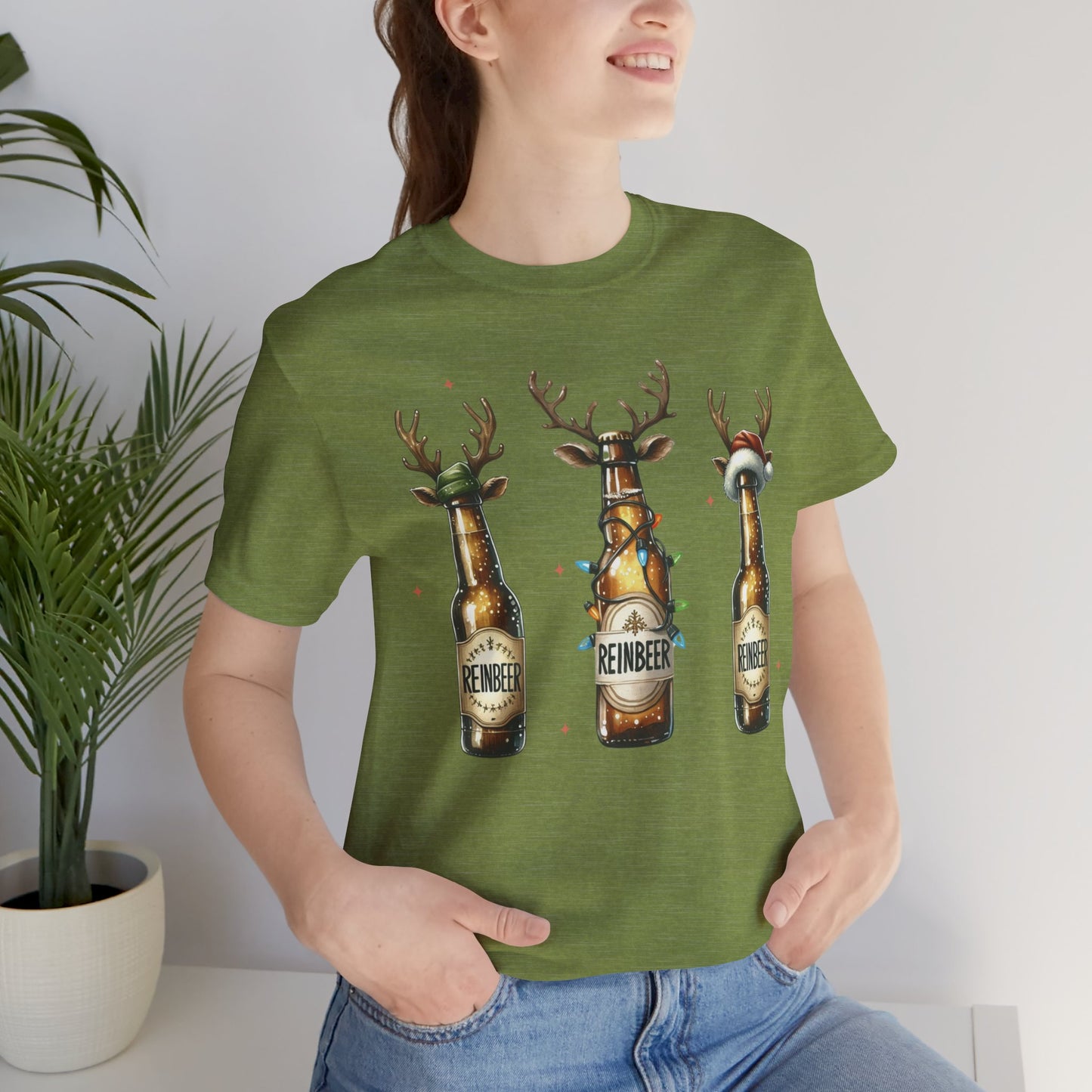 Christmas - Unisex Jersey Short Sleeve Tee - ReinBeer