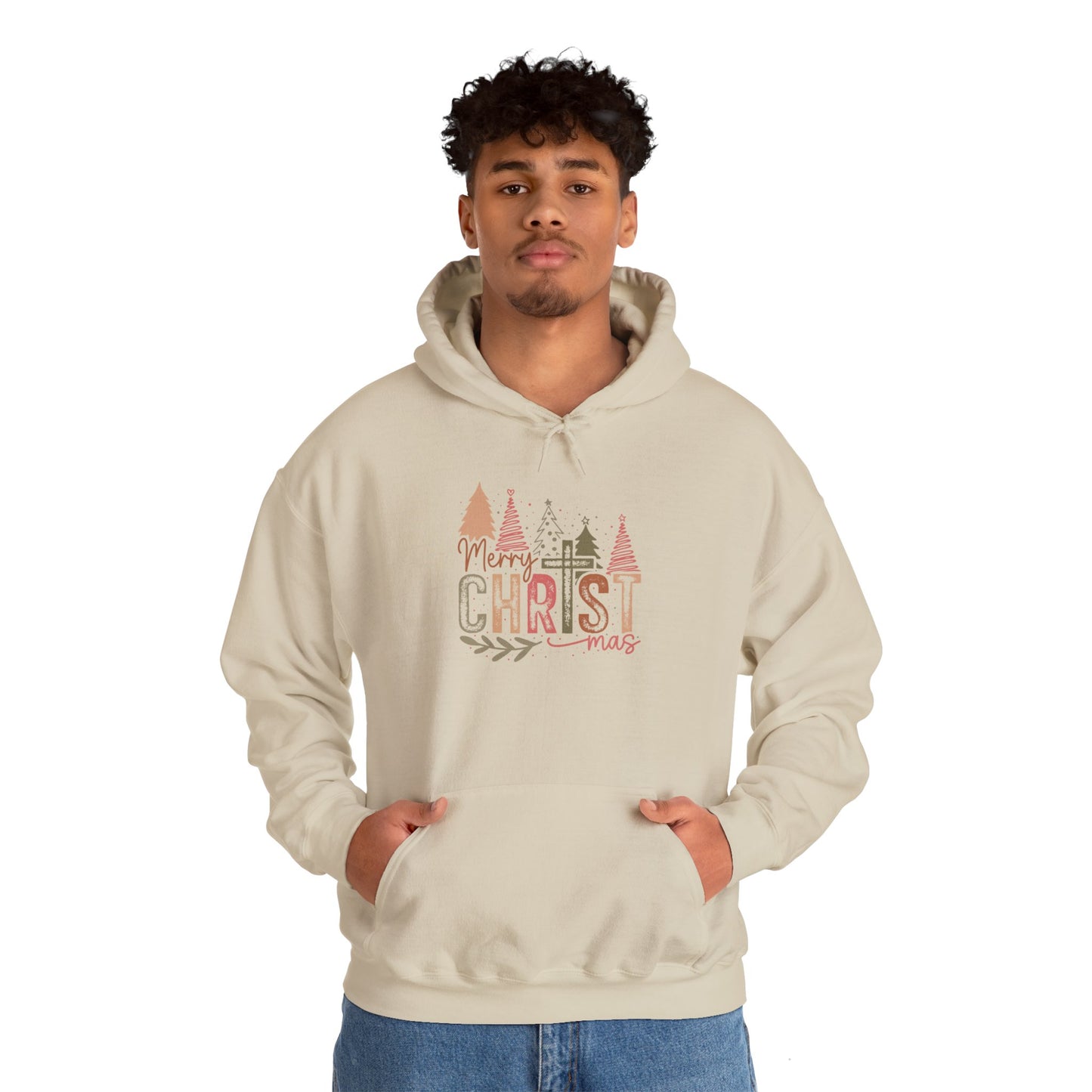 Christmas - Unisex Heavy Blend™ Hooded Sweatshirt - merry Christ mas