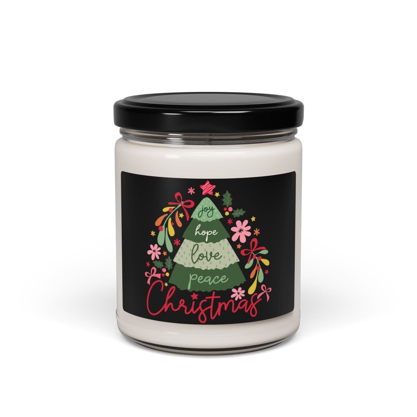 Christmas - Scented Soy Candle, 9oz - Christmas Tree