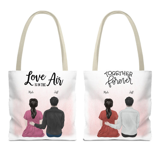 Customized Tote Bag (AOP) - Love Is In The Air