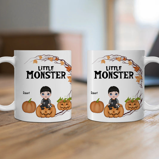 Customized Ceramic Mug, (11oz, 15oz) - Little Monster